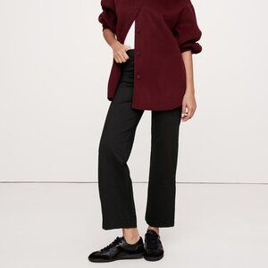 NWT Banana Republic  Black High Rise Straight Everywhere Ponte Ankle Pants